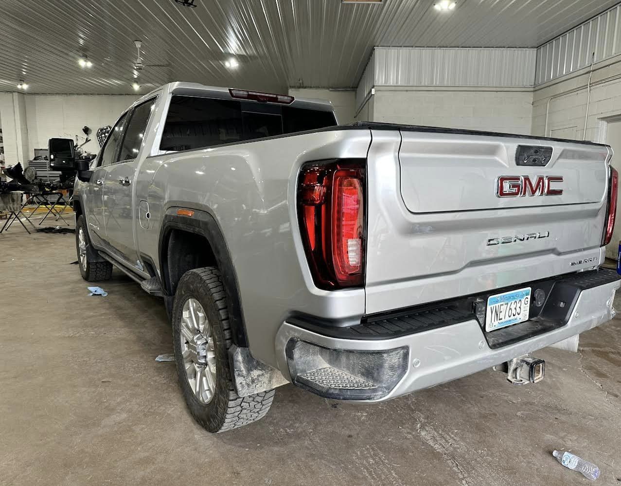 Image of a truck after auto body work.